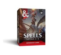 Dungeons & Dragons Schede di riferimento Magie (Livelli 4-5) | Accessori di D&D (Versione Inglese)