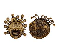 Dungeons & Dragons Set Di Medaglioni Doppio Beholder Del 50° Anniversario