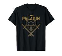 Dungeons & Dragons The Paladin Crossed Sword Emblem Logo Maglietta