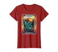 Dungeons & Dragons Vintage Dungeon Master's Guide Maglietta, Donna, Mirtillo Rosso, 3XL
