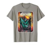 Dungeons & Dragons Vintage Dungeon Master's Guide Maglietta, Uomo, Ardesia, 3XL