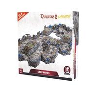 Dungeons & Lasers Deep Mines, set da 56 pezzi DND Terrain - compatibile 5e - Pittura e montaggio richiesti - per 14 anni +