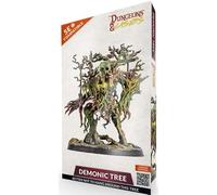 Dungeons & Lasers: Demonic Tree, 1 miniatura con base scenica, statuetta DND per giochi di ruolo da tavolo compatibile 5E, su larga scala, non verniciata e smontata, età 14+