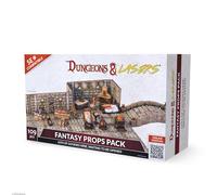 Dungeons & Lasers Fantasy Props Pack - Set di 109 pezzi include elementi in miniatura e accessori da aggiungere al terreno e set per DND e tutti i giochi compatibili 5E - da Archon Studio