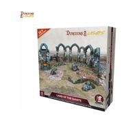 Dungeons & Lasers: Land of The Giants - 21 elementi in miniatura - Terreno RPG per giochi da tavolo compatibili DND e 5E - Adatto a miniature in scala 28/32 mm - Non verniciato e smontato - Età 14+