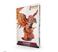 Dungeons & Lasers Phoenix Miniature Figure - Altezza 15,5 cm (155 mm) con Base Scenic - 5E Compatibile per DND e giochi di ruolo da tavolo - Altamente dettagliata e non verniciata - da Archon Studio