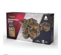 Dungeons & Lasers Abandoned Mines - Terreno DND preverniciato per giochi di ruolo da tavolo, compatibile con miniature in scala da 28 mm-32 mm, montaggio rapido