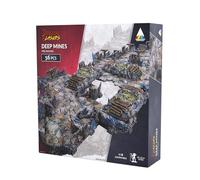 Dungeons & Lasers Set terreno preverniciato per giochi di ruolo DND e da tavolo, 5E, compatibile con miniature in scala da 28 mm-32 mm, design modulare per un montaggio rapido, età 14+