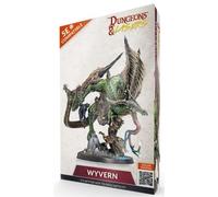 Dungeons & Lasers: Wyvern - 1 Miniature with Scenic Base - DND Figurine for Tabl