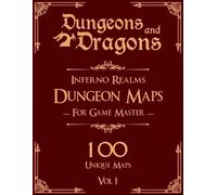 Dungeons Stuff Dungeons and Dragons Inferno Realms Dungeon Maps for (Tascabile)