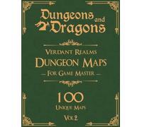 Dungeons Stuff Dungeons and Dragons Verdant Realms Dungeon Maps for (Tascabile)