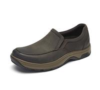Dunham Mens Battery Park Loafer, Brown New Black, 13 Wide US