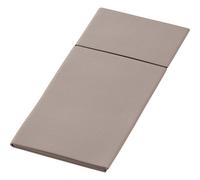 Duni Duniletto Tasche Per Serviette Slim 40 X 33Cm Greige 65 Pezzi