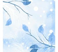 Duni Dunisoft Tovaglioli Frosted Invernali 40x40cm 60 Pezzi