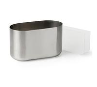 Duni Portaposate E Porta Tovaglioli Pond Oval 13 x 20cm Argento