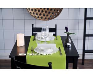 DUNI ROTOLO 20 RUNNER TNT VERDE KIWI MT.1,20 x 0,40 Tète-a-Tète 2023