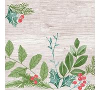 Duni Serviettes Klassik Invernali Greenery 40x40cm 4 Strati 50 Pezzi