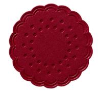 Duni Sottobicchieri a 8 strati, tinta unita, bordeaux, ø 7,5 cm, 250 pezzi