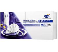 Duni Tovagliolo, Carta, Bianco, 33cm