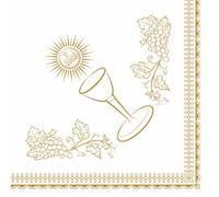 Dunisoft Tovaglioli Comunione 40x40 CM 60 Pezzo