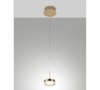 DUNK SOSPENSIONE 1 LUCE OTTONE SATINATO 3239-40-119
