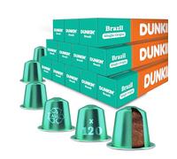 Dunkin’ Donuts Brazil Single Origin - 120 capsule compatibili con macchine a capsule Nespresso - 100% Arabica - Tostatura delicata dal carattere brasiliano - Caffè aromatico, pieno e unico