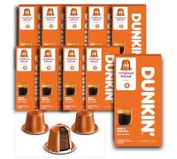 Dunkin’ Donuts Original Blend - 100 capsule di caffè - 100% Arabica - Tostatura media, gusto pieno ed equilibrato - Il classico di ogni giorno - Compatibile con macchine Nespresso