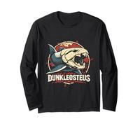 Dunkleosteus Dinosauro Preistorico Pesce Fossile Devoniano Maglia a Manica