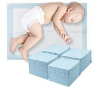 Dunkwckore 100 Pezzi Traverse per Fasciatoi Monouso, 33 × 45 cm Traversine Neonato Fasciatoio, Getta e Getta Multiuso, Uscinetti per Cambio Incontinenza, Ultra Morbido, Super Assorbente, Impermeabile