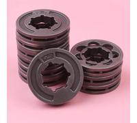 DUNLAP 10 pz/lotto Pignone Cerchio Adatto for Stihl MS250 MS230 MS210 MS180 MS170 025 023 021 018 017 Motosega Pezzo di Ricambio P7 3/8LP Foro Interno 17mm