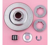 DUNLAP Catena Tamburo Frizione Pignone Cerchio Cuscinetto Rondella E-clip Kit Adatto for Stihl MS290 029 MS390 039 MS310 Motosega Sostituire Strumento di Ricambio Parte