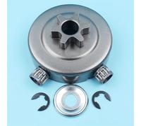DUNLAP Pignone catena 3/8 "Passo 6T Rondella tamburo frizione E-Clip Kit adatto for motosega STIHL 017 MS170 018 MS180 021 023 025 MS210 MS230 MS250