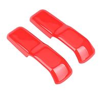 Dunlea Copertura della Cerniera del Cofano Motore Decorazione Copertura della Cornice Accessori Esterni per Wrangler JL JT 2018-2021 Rosso