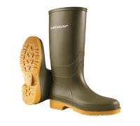 DUNLOP Dull - Stivali impermeabili in PVC per uomo e donna - Leggeri e confortevoli - Stivali da pioggia - Verde - Taglie 28-42
