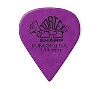 Dunlop 412 Plektren TORTEX SHARP violett 1.14 mm