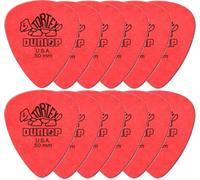 Jim Dunlop Plettri in Tortex 418P.50 Spessore 0,5 mm 12 pezzi Rosso