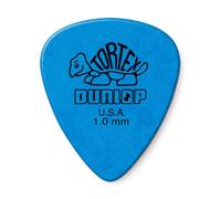 Jim Dunlop 418P1.0 Plettri in Tortex, Spessore da 1 mm, 12 Pezzi, Blu