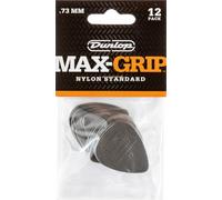 Dunlop max-grip nylon plettri standard Confezione da 12 .73 mm White Black Red Blue