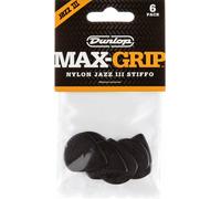 Jim Dunlop 471P3S Jz-6 Nylon Max Grip Guitar Pick in Player Pack
