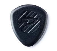 DUNLOP - 477P307 PRIMETONE LARGE ROUND, Player's Pack da 3 plettri Primetone 307 Large Round 3mm, Colore Nero