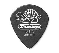 Dunlop 482 TORTEX PITCH BLACK JAZZ III Picks (12-Pack) 0.88 mm