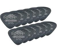 Dunlop 488 TORTEX PITCH BLACK Standard Picks (12-Pack) 0.73 mm