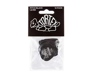 Dunlop 488P1.0 Plettro Pitch Black, 1.0 Mm, 12/Player, Confezione