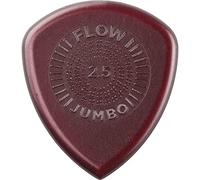 Dunlop 547R250 - Confezione da 3 plettri Flow Jumbo Grip, 2,50 mm