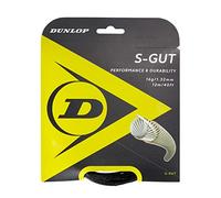Dunlop 624837 Corda da Tennis S-Gut Black, 12 m, Set 132 mm, 1 Pezzo