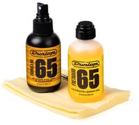 JIM DUNLOP | 6503 System 65 Body & Fingerboard Cleaning Kit, per Pulizia del Corpo e Tastiera Chitarra, Include Due Panni in Microfibra.
