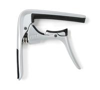 DUNLOP - 66CSC Trigger Fly Capo per Chitarra 12 Corde Satin Chrome; Capotasto Leggero; Cambio Rapido; Tensione Bilanciata; Accessorio per Chitarra Acustica ed Elettrica