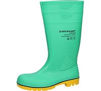 Dunlop Acifort HazGuard ESD - Stivali antinfortunistici, colore: Verde, Verde Nero Giallo, 46 EU