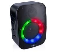 Dunlop Altoparlante Bluetooth - 1200 mAh - collegabile - con luce - nero