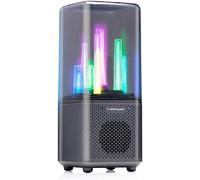 Dunlop Altoparlante Bluetooth con Luce - 9 LED - 1200mAh - 218x95x93mm - Nero